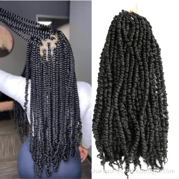 pre passion twist hair extension 18inch length crochet braid hair